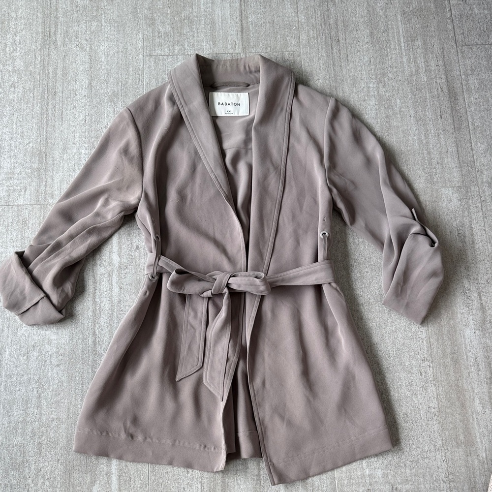 Aritzia Babaton wrap jacket robe size XXS